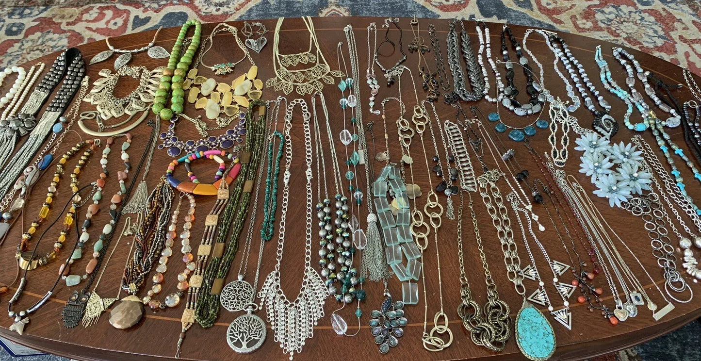 1/2 Pound Vintage To Modern FASHION JEWELRY Lot All Wearable!! READ DESCRIPTION