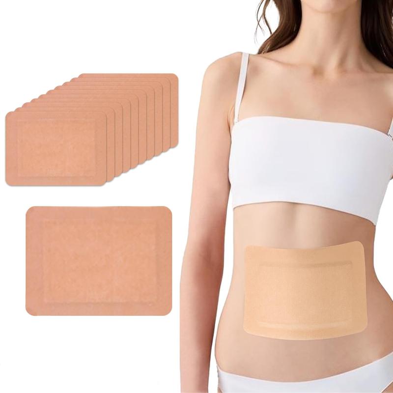 10pcs disposable Castor Oil Pack Wrap,Castor oil patches,Self-Adhesive Castor Oil Wraps, Highly Absorbent 6.7"*5.1",Anti-Seepage,Easy to Use,No Wash,stick it anywhere you want(Oil Not Included)