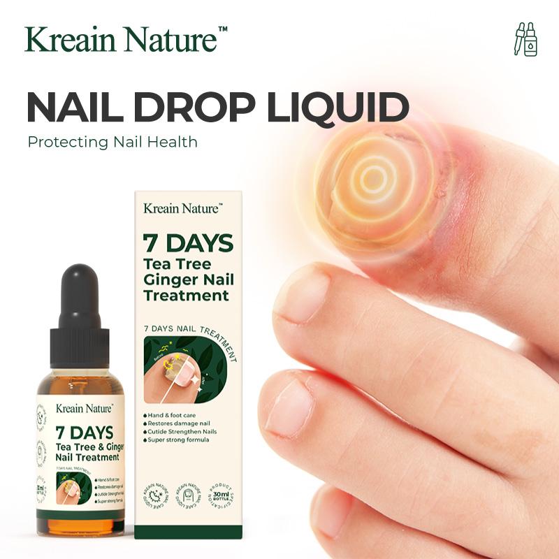 1pc【Kreain Nature】 Nail Fungus Care Formula - Multi-Purpose Nail Repair, Nail Solution for Discolored and Damaged Nails, 1.0fl oz