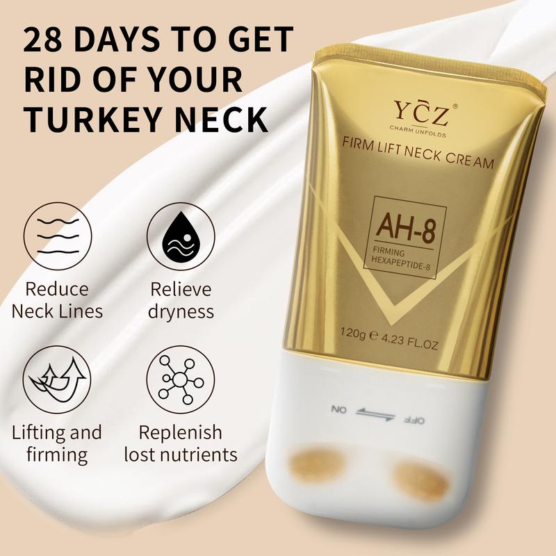 YCZ Neck Firming Cream, Tighten and Lift Neck Cream for Crepey Skin, Skin Moisturizer, Deep Moisturizing, Cruelty free Neck Care Body Care Tightening