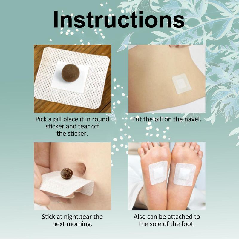 Mugwort Belly Button Patch, Navel Patch, Body Care Patch for Women & Men, Suitable for Sedentary, Poor Sleep Quality and Dream, Cold Hands and Feet