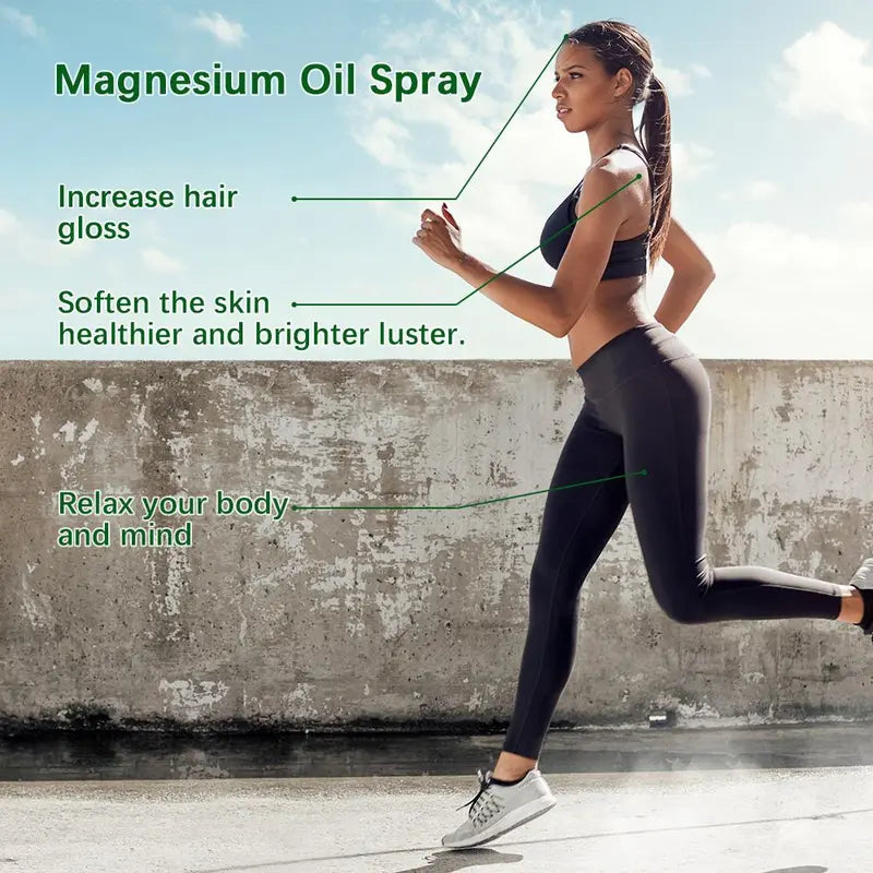 100ml Magnesium Oil Spray, Remedy Massage Oil for Body Care, Body Massage Oil for Women & Men