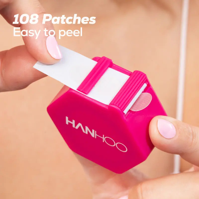Hanhoo On the Go Blemish Patch, 108 ct, Korean Beauty Pimple Patch Dispenser, Shrinks Pimples, Absorbs Fluid, Invisible Acne Spot Patches Skincare