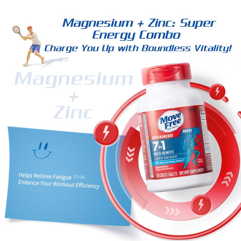 Move Free joint health 7-in-1 Combined Set of Men's Multi-Ingredient Glucosamine and Women's Multi-Ingredient Glucosamine