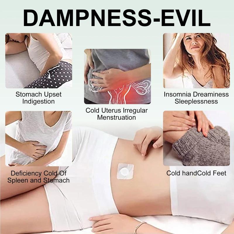 Mugwort Belly Button Patch, Navel Patch, Body Care Patch for Women & Men, Suitable for Sedentary, Poor Sleep Quality and Dream, Cold Hands and Feet