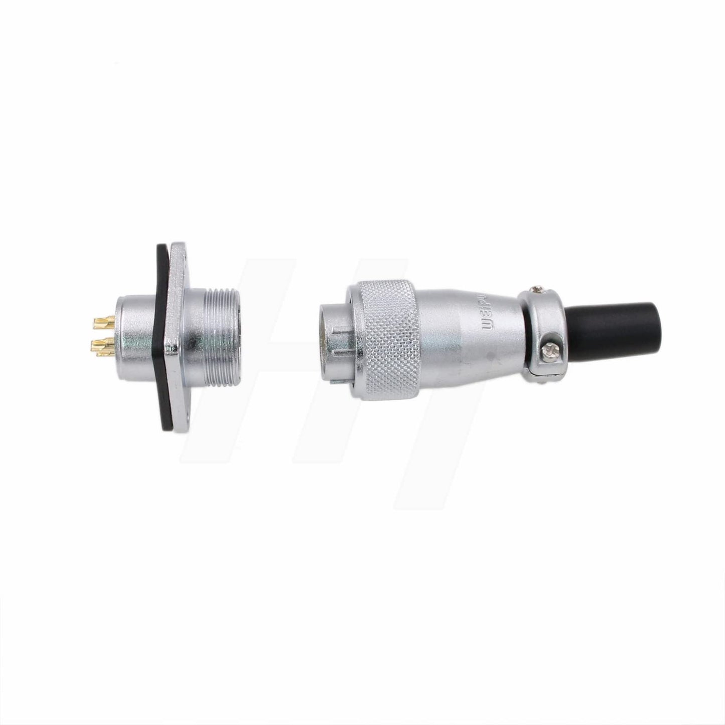 HangTon WS16 3 Pin Aviation Circular Metal Connector Male Female 10A Plug Socket Heavy Duty Industrial Power AC Solar Automotive Outdoor Application 14awg