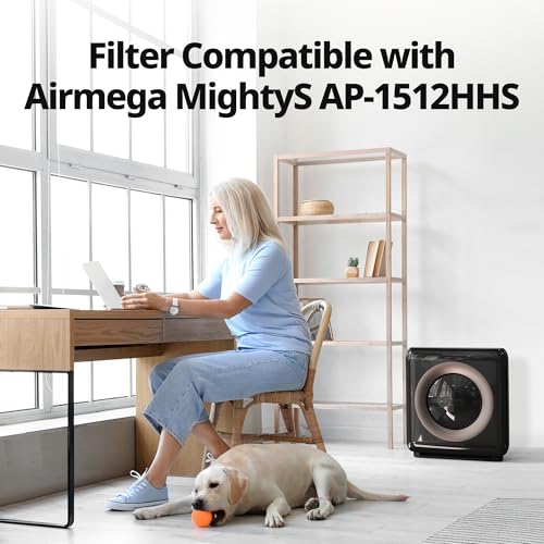 Coway Airmega AP-1512HHS Air Purifier Replacement Filter Set, True HEPA and Active Carbon Filter, AP-1512HHS-FP