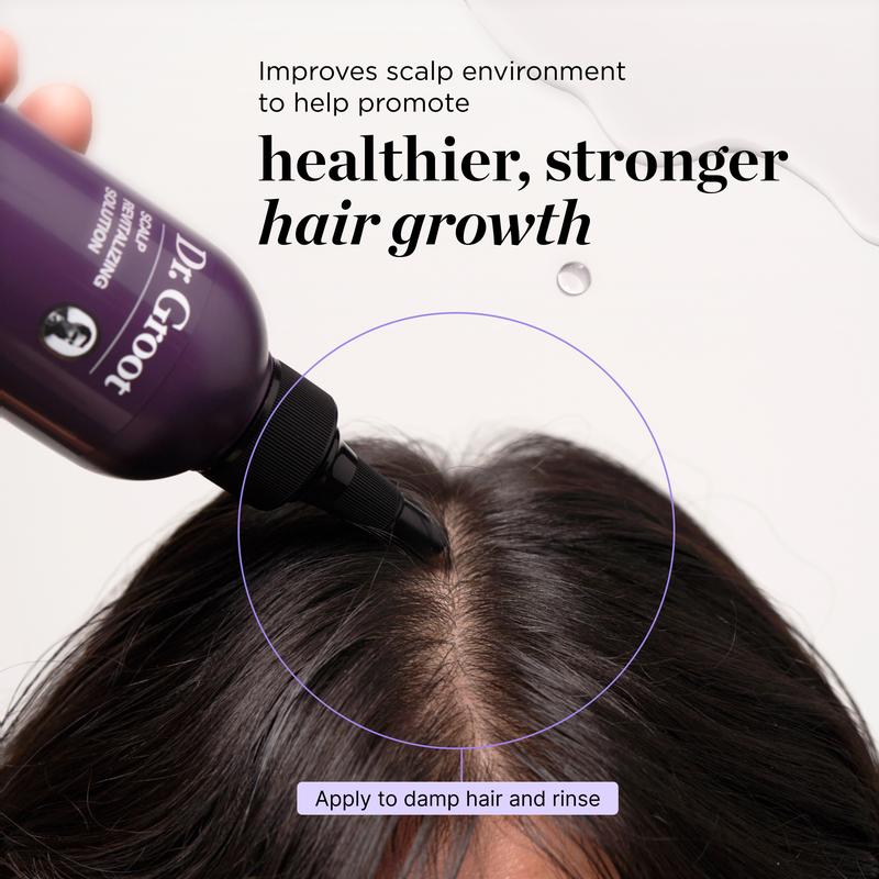 Dr. Groot Hair & Scalp Dynamic Duo Set Conditioner Haircare Keratin Shampoo for Fuller Hair, Biotin