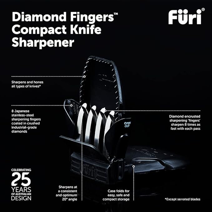 FUR626 Ozitech Diamond Fingers Pro Knife Sharpener