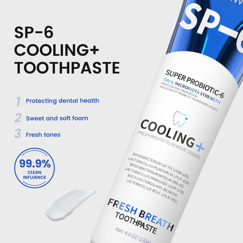MSDRWIKEY 3-Pack Toothpaste Combo | 7Pro Fresh Formula | Fluoride-Free Enamel Repair & Sensitive Teeth Care | Fresh Mint