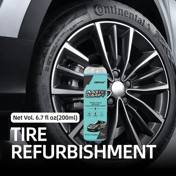 1 bottle QIFOR Waterless Spray Wax: Plastic,Rubber,Leather Cleaner 200ML-All-in-One Detailer for Car Interiors & Exteriors with Hygienic Protection Surfaces