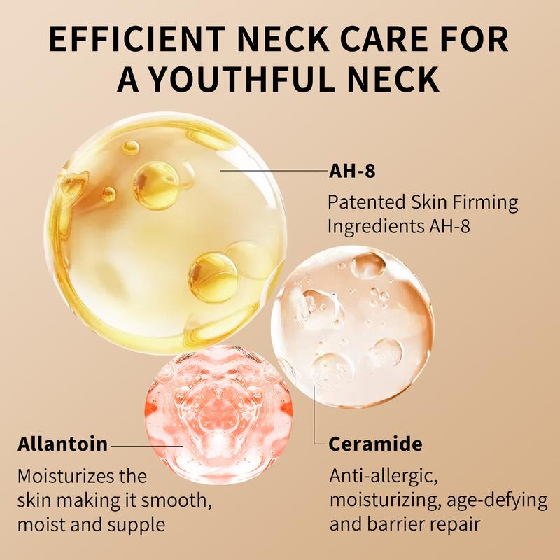 YCZ Neck Firming Cream, Tighten and Lift Neck Cream for Crepey Skin, Skin Moisturizer, Deep Moisturizing, Cruelty free Neck Care Body Care Tightening