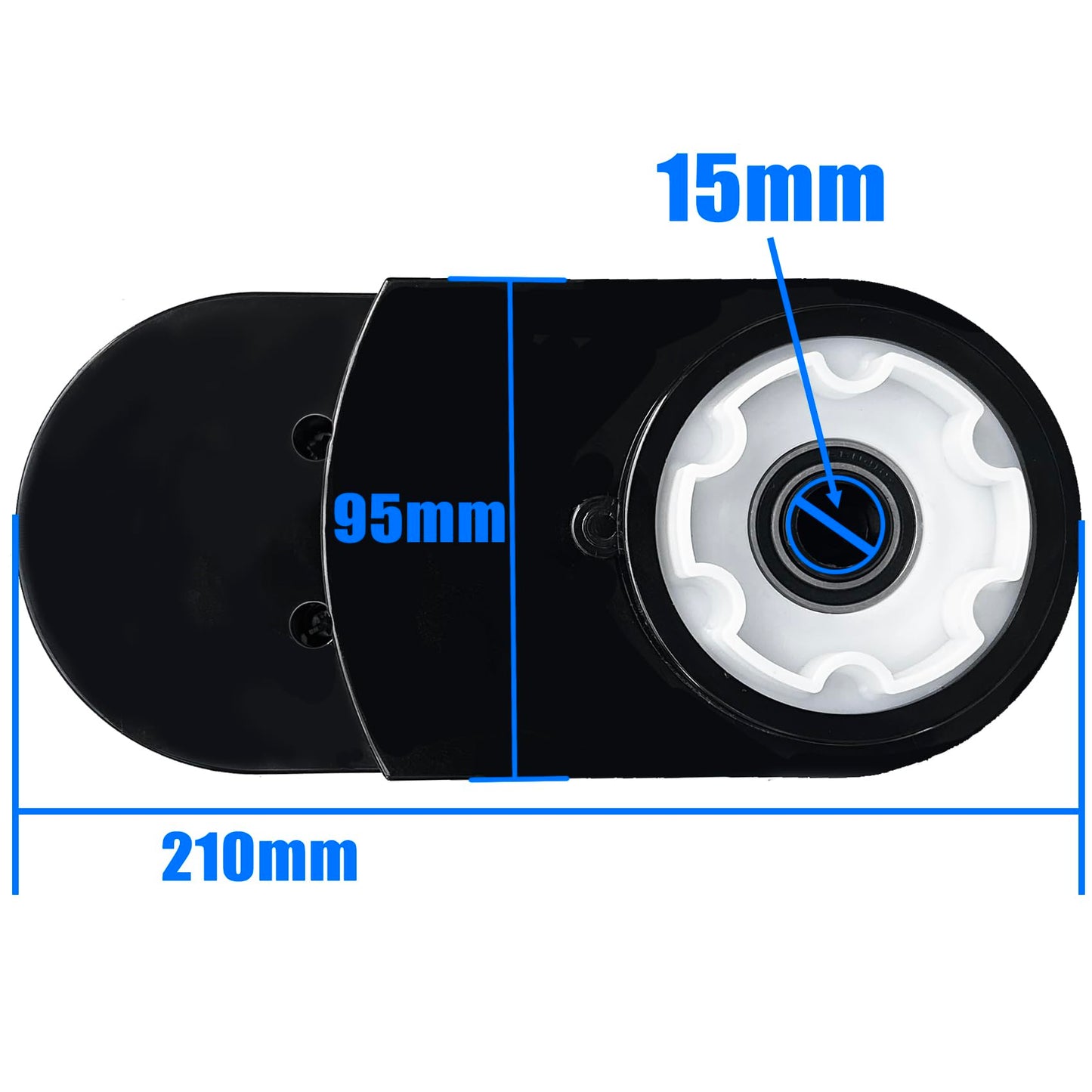 24 Volt High Torque Motor Gearbox Upgrade for 4x4 Power Wheels Upgrade,24V Brushless Motor Modification for Ride On Truck,Huffy Torex 24v Parts,ATV,MY4845,2300RPM,150W,18V&20V