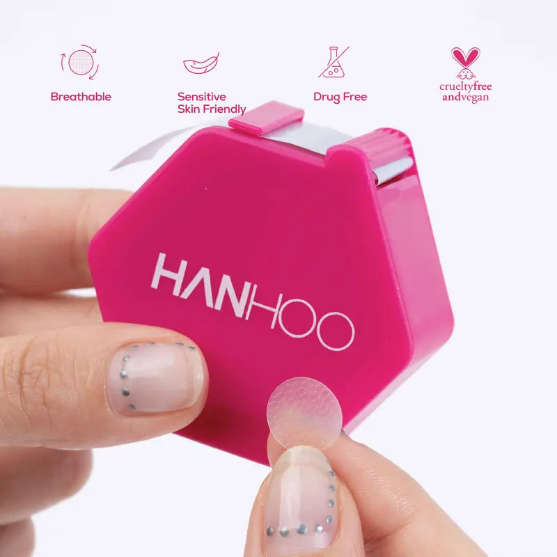 Hanhoo On the Go Blemish Patch, 108 ct, Korean Beauty Pimple Patch Dispenser, Shrinks Pimples, Absorbs Fluid, Invisible Acne Spot Patches Skincare