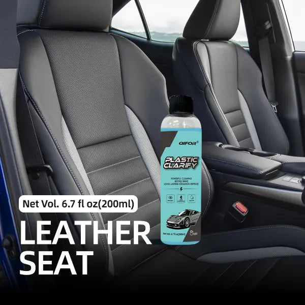 1 bottle QIFOR Waterless Spray Wax: Plastic,Rubber,Leather Cleaner 200ML-All-in-One Detailer for Car Interiors & Exteriors with Hygienic Protection Surfaces