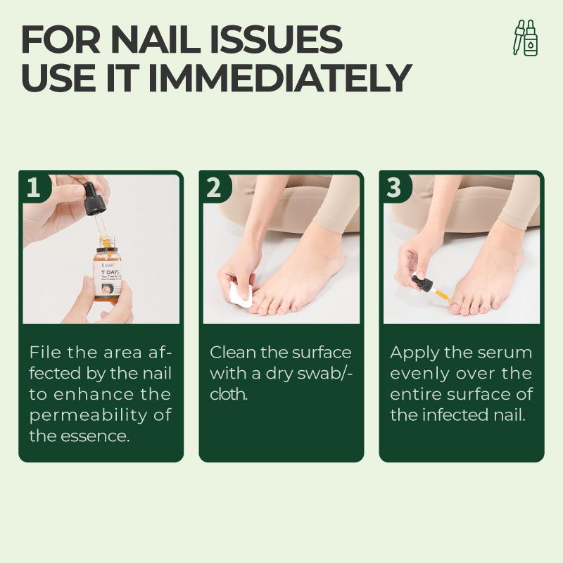 1pc【Kreain Nature】 Nail Fungus Care Formula - Multi-Purpose Nail Repair, Nail Solution for Discolored and Damaged Nails, 1.0fl oz