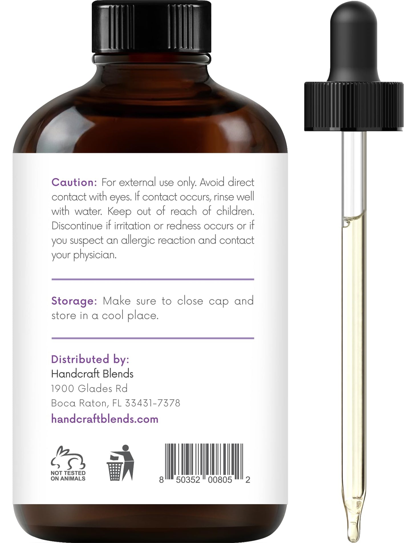 Handcraft Blends Lavender Essential Oil – Huge 4 Fl Oz – 100% Pure and Natural – Premium Grade Essential Oil for Diffuser and Aromatherapy, Skin, Massage, Candle and Soap Making Fragrance