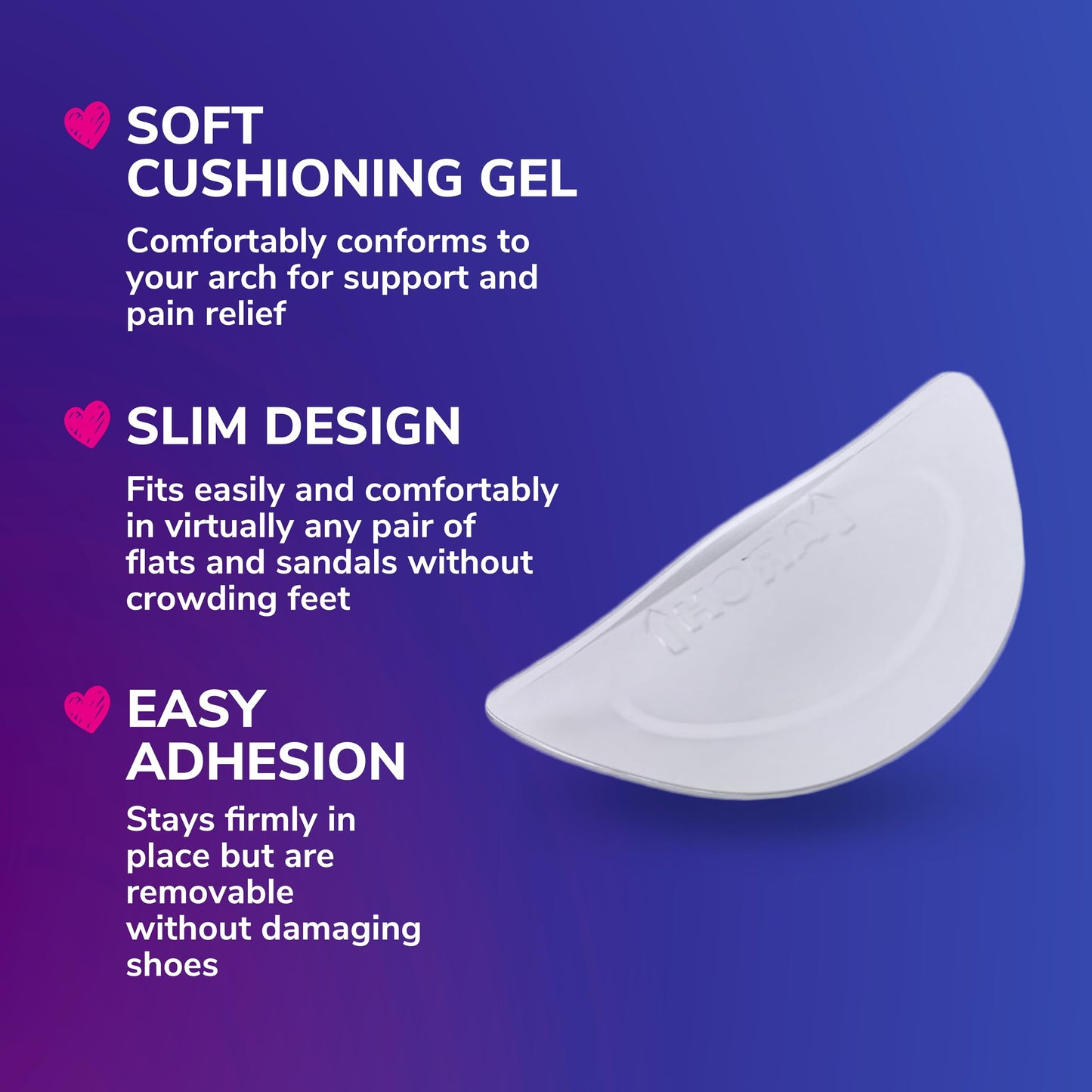 Dr. Scholl's Love Your FLATS & SANDALS Arch Cushions Women Size 6-10, 3 Pair