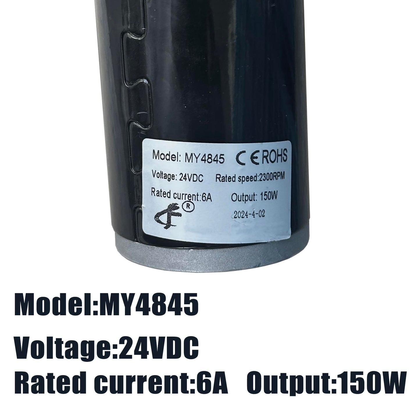 24 Volt High Torque Motor Gearbox Upgrade for 4x4 Power Wheels Upgrade,24V Brushless Motor Modification for Ride On Truck,Huffy Torex 24v Parts,ATV,MY4845,2300RPM,150W,18V&20V