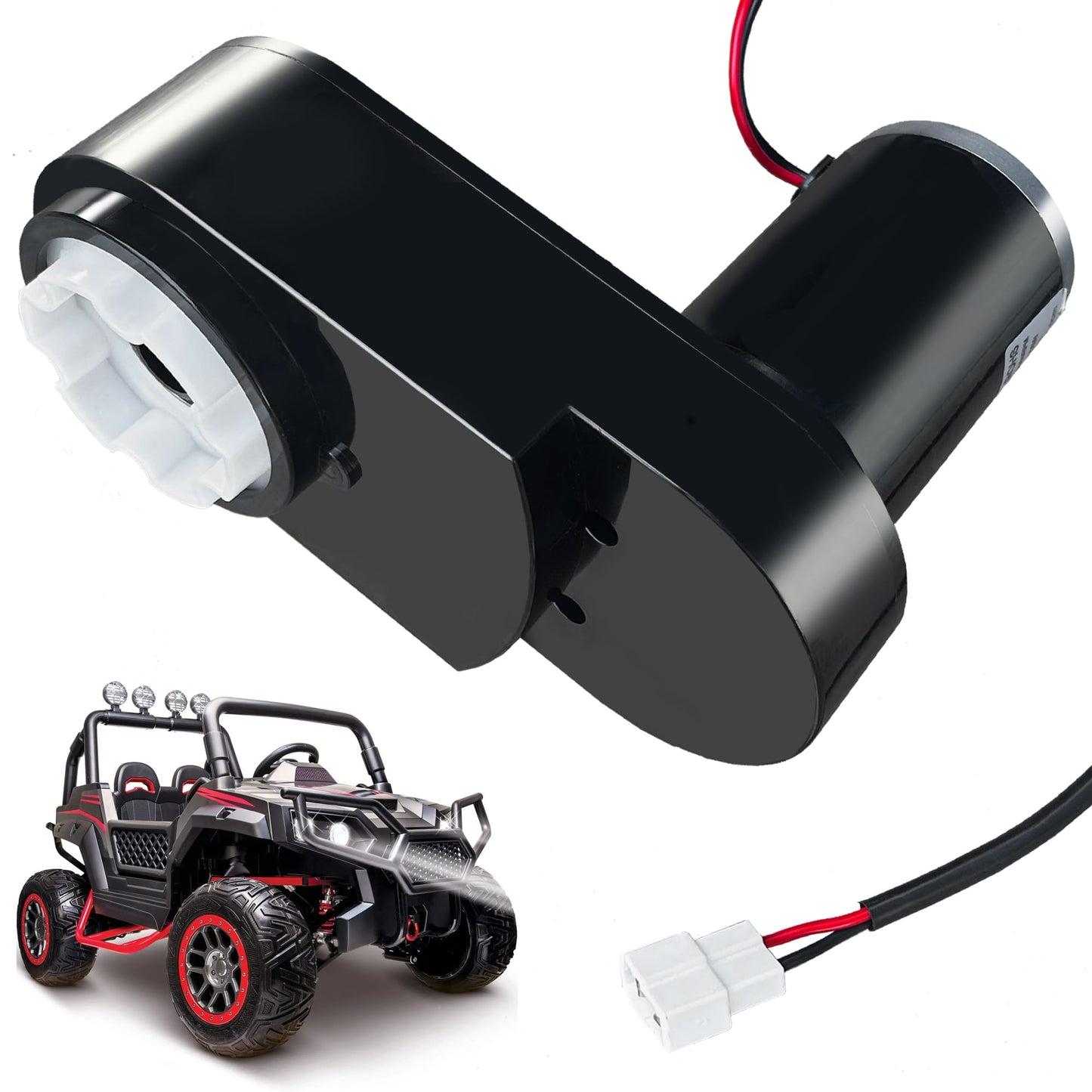 24 Volt High Torque Motor Gearbox Upgrade for 4x4 Power Wheels Upgrade,24V Brushless Motor Modification for Ride On Truck,Huffy Torex 24v Parts,ATV,MY4845,2300RPM,150W,18V&20V