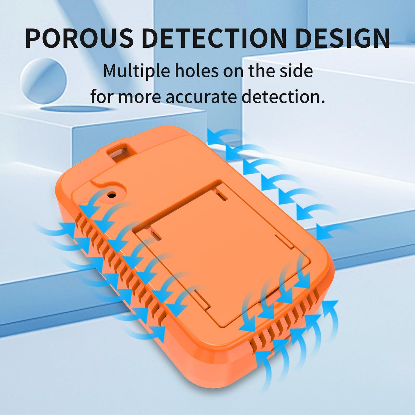 Travel Carbon Monoxide Detector, 3in1 Portable CO Detector for Car Camper Camping, Battery Powered Rechargeable Carbon Monoxide Detectors with Temperature Humidity Sensor for Hotel Rome Home RV Trip