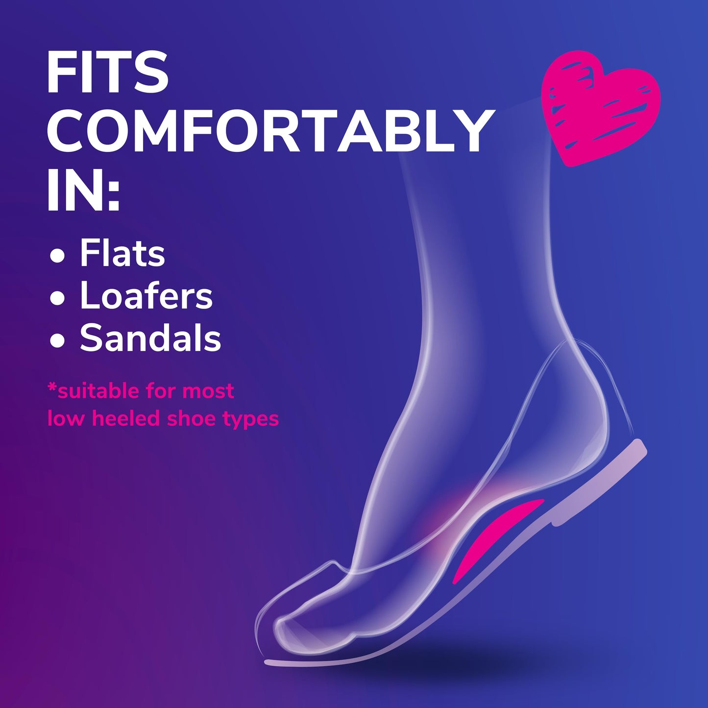 Dr. Scholl's Love Your FLATS & SANDALS Arch Cushions Women Size 6-10, 3 Pair
