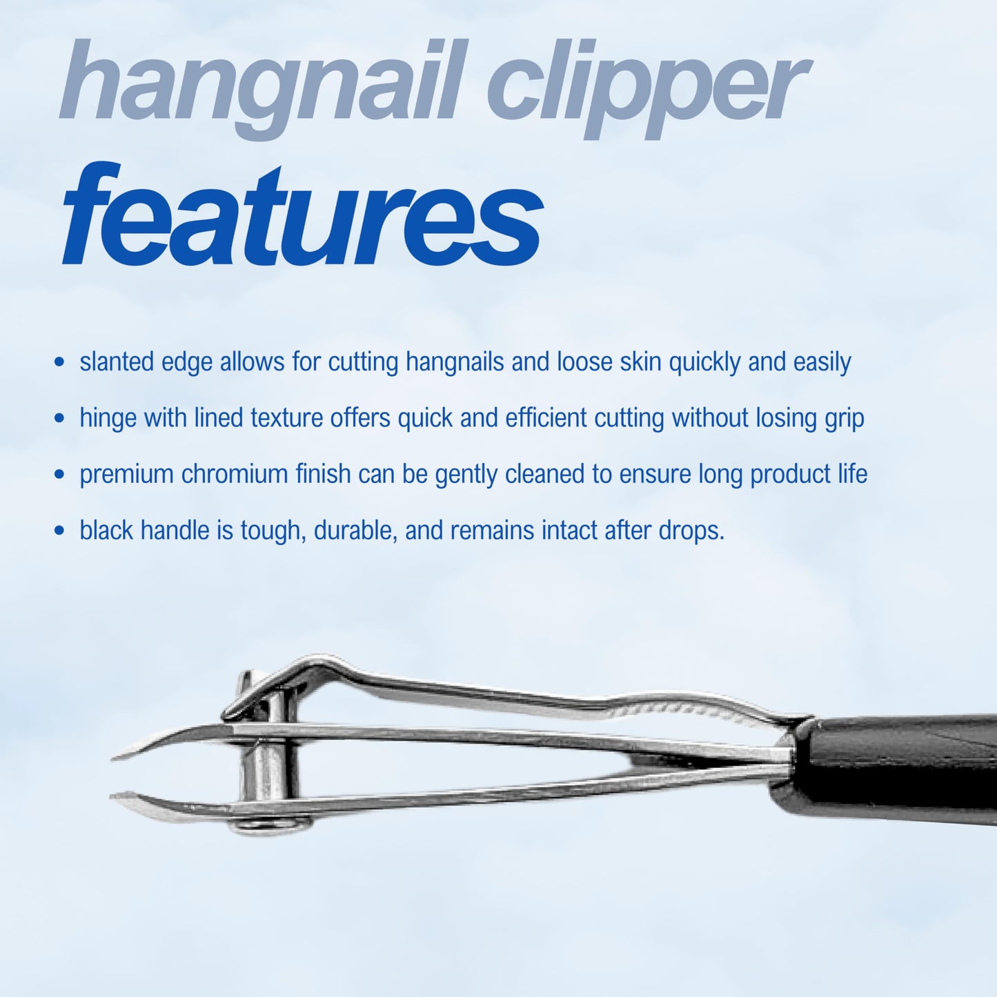 Hangnail Clipper - Made in Italy - Professional Angled Clipper - Nobelcrafts