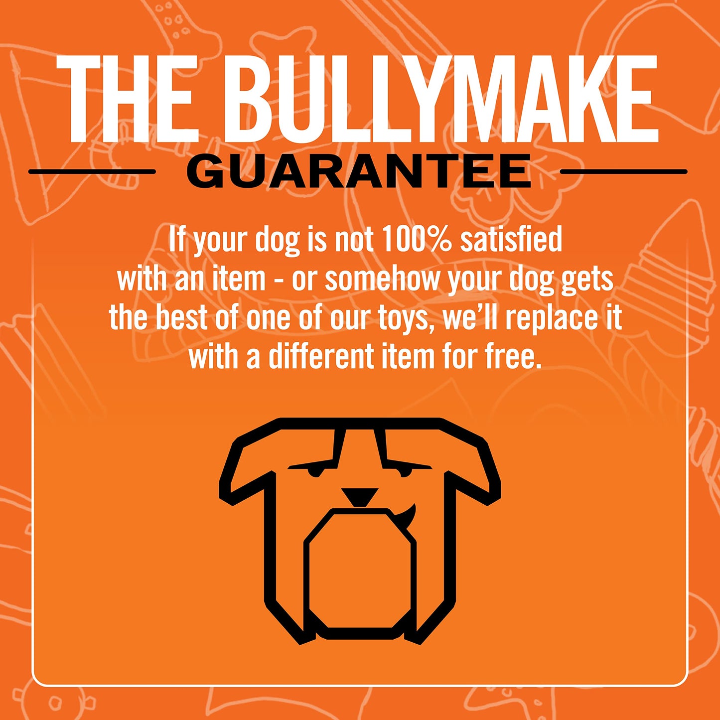 BULLYMAKE Nylon Hammer Chew Toy For Dogs | Durable Dog Toy for Aggressive Chewers | Made in USA