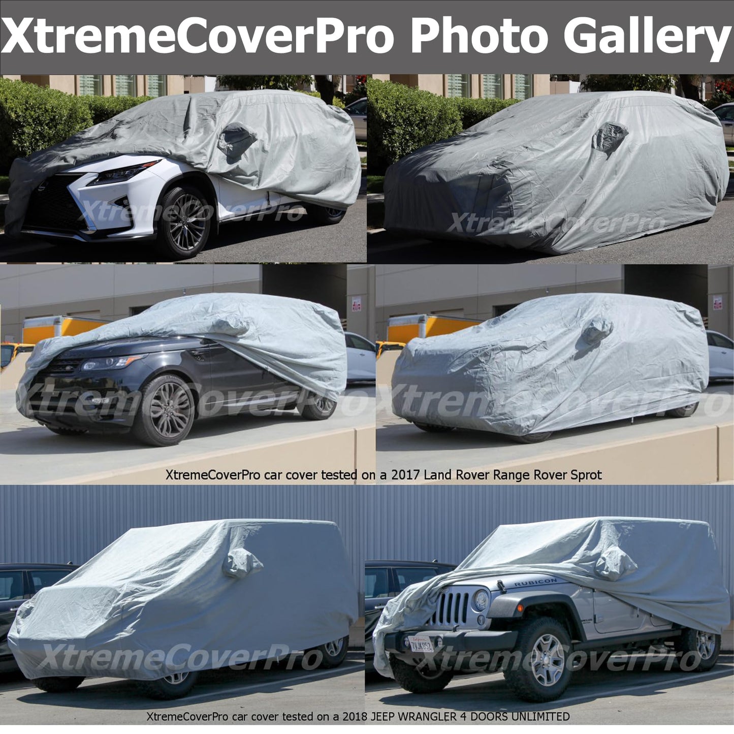 Car Cover fits 2000 2001 2002 2003 2004 2005 Ford Excursion XTREMECOVERPRO PRO Plus Series Grey