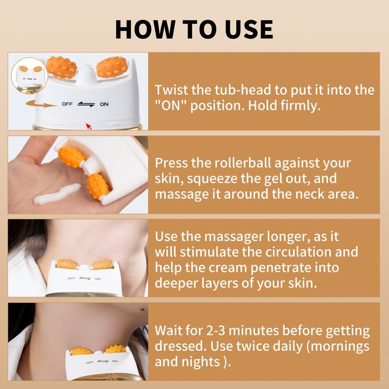 YCZ Neck Firming Cream, Tighten and Lift Neck Cream for Crepey Skin, Skin Moisturizer, Deep Moisturizing, Cruelty free Neck Care Body Care Tightening