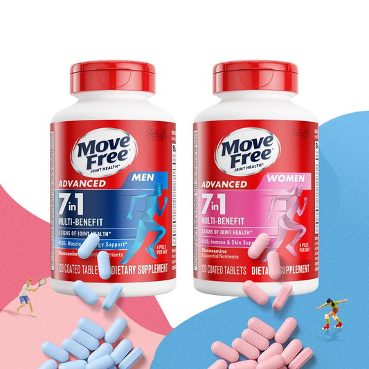 Move Free joint health 7-in-1 Combined Set of Men's Multi-Ingredient Glucosamine and Women's Multi-Ingredient Glucosamine