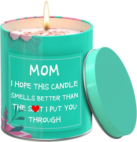 Mothers Day Gifts from Daughter Son Mom Scented Candles Funny Gifts Ideas for Mom Mothers Day Unique Gifts for Mama 9oz