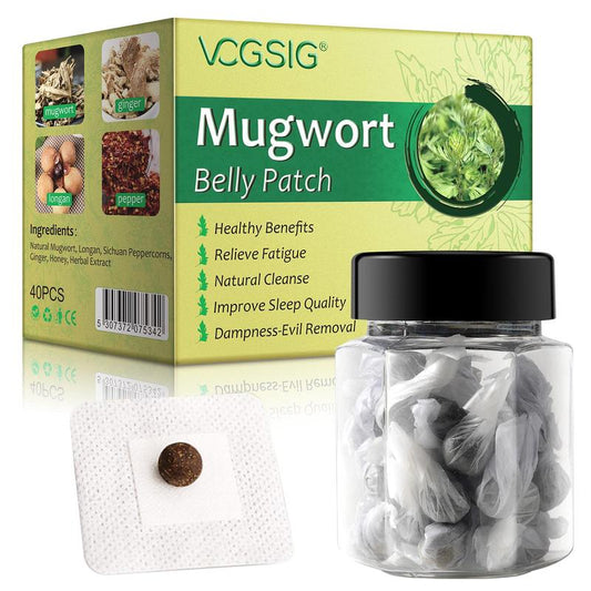 Mugwort Belly Button Patch, Navel Patch, Body Care Patch for Women &amp; Men, Suitable for Sedentary, Poor Sleep Quality and Dream, Cold Hands and Feet