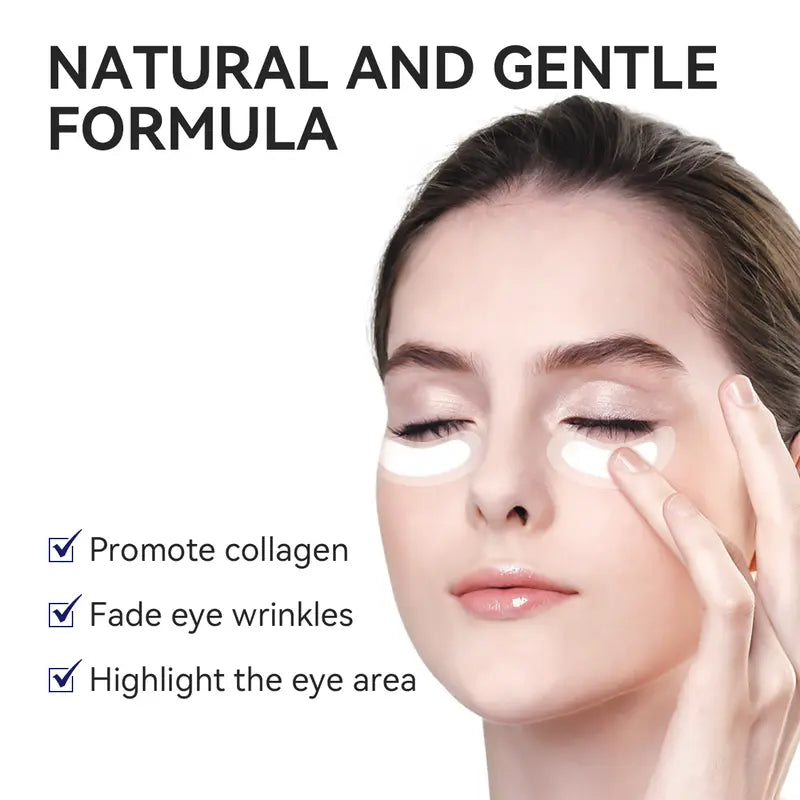 15 Pairs Freeze-Dried Collagen Reduces Wrinkles Eye Mask box set,10pcs/box Eye Mask for Dark Circles and puffiness