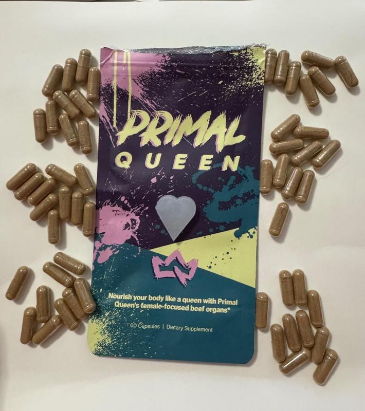 Primal Queen Beef Organ Superfood - 30 Day Refill，Female-Optimized Beef Organ Superfood Supplement (Beef Liver, Kidney, Heart, & 3 More) - 100% Grass Fed, Pasture Raised Cattle - Balance Hormones, Energy, & More for Women