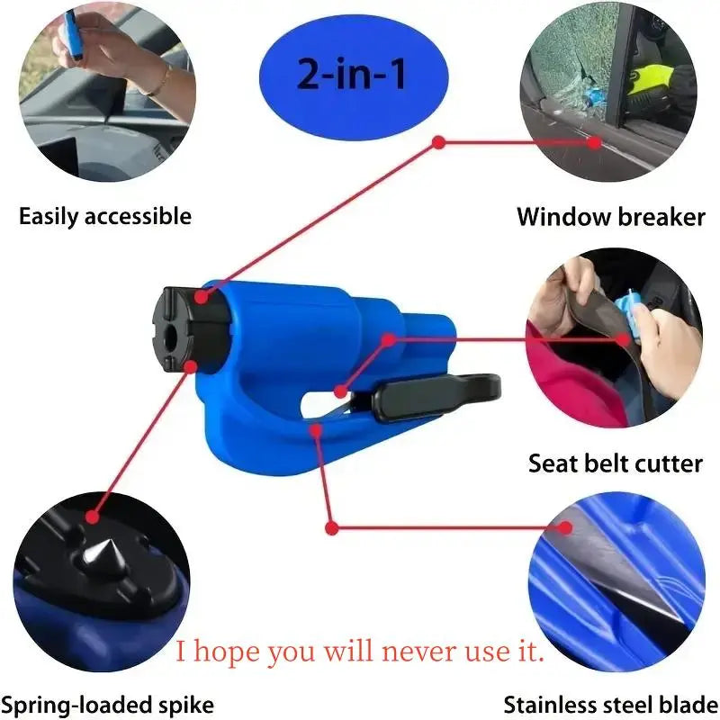 Car Emergency Escape Tool, 1 Count&nbsp;Portable Car Window Breakage Tool, Window Breaker, Multifunctional Seat Belt Cutter, Automotive, Vehicle,&nbsp;Car Accessory