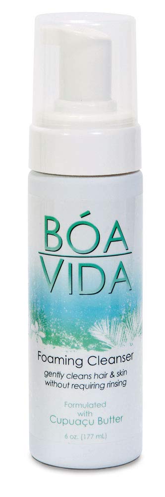 BoaVida Foaming Skin Cleanser, No-Rinse, w/Cupuacu Butter, 6 Oz, OVI21033 (1 Each)
