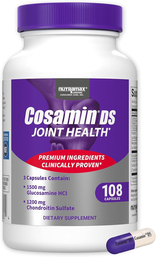 Cosamin DS For Joint Health Comfort & Mobility, 108 Capsules ( Pack of 2)