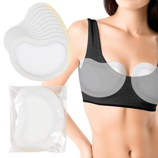 10 Castor Oil Packs for Women - Soft Cotton Breast Nursing Pads, Anti Leak (Oil Not Included)