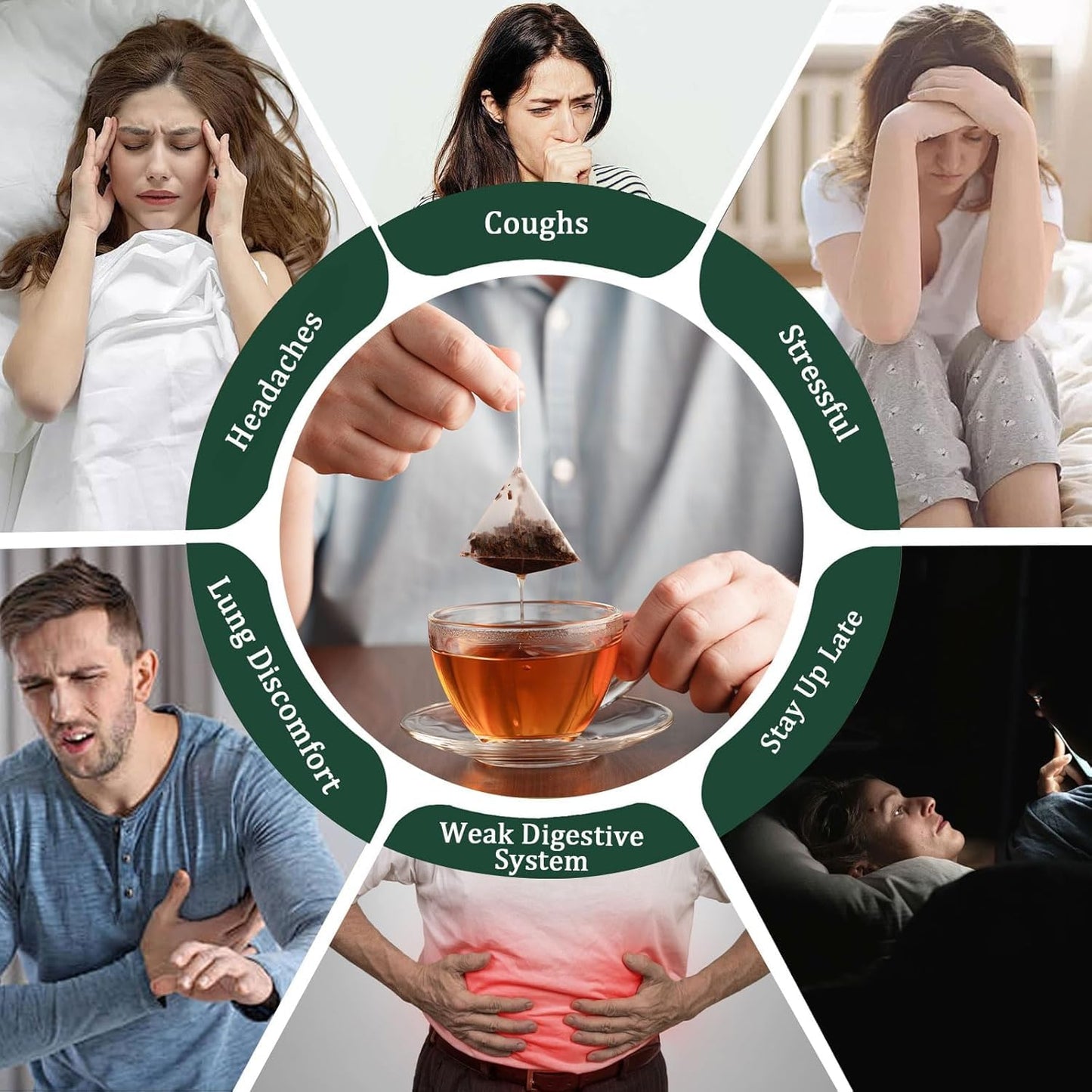 Mullein Leaf Tea,Organic Kidney Cleanse Herbal Mullein Leaf Tea For Lungs Cleanse And Respiratory Support,Mullein Leaf Tea Bags For Men Women,Caffeine Free, 20 Tea Bags (1Box(20pcs))
