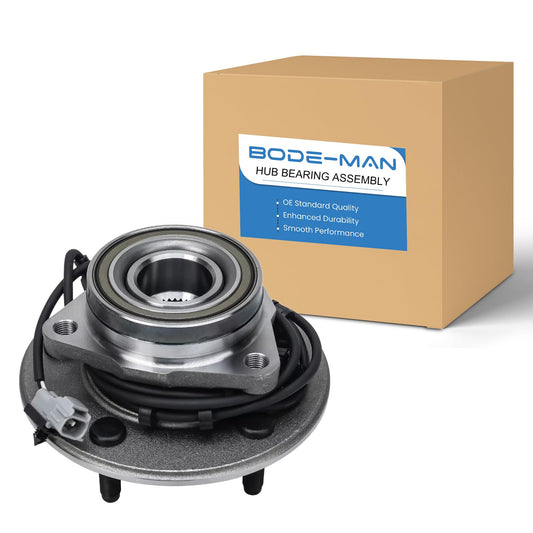 Bode-man Front Wheel Hub and Bearing Assembly w/ABS for 2000-2001 Dodge Ram 1500 4x4 4-Wheel ABS Models