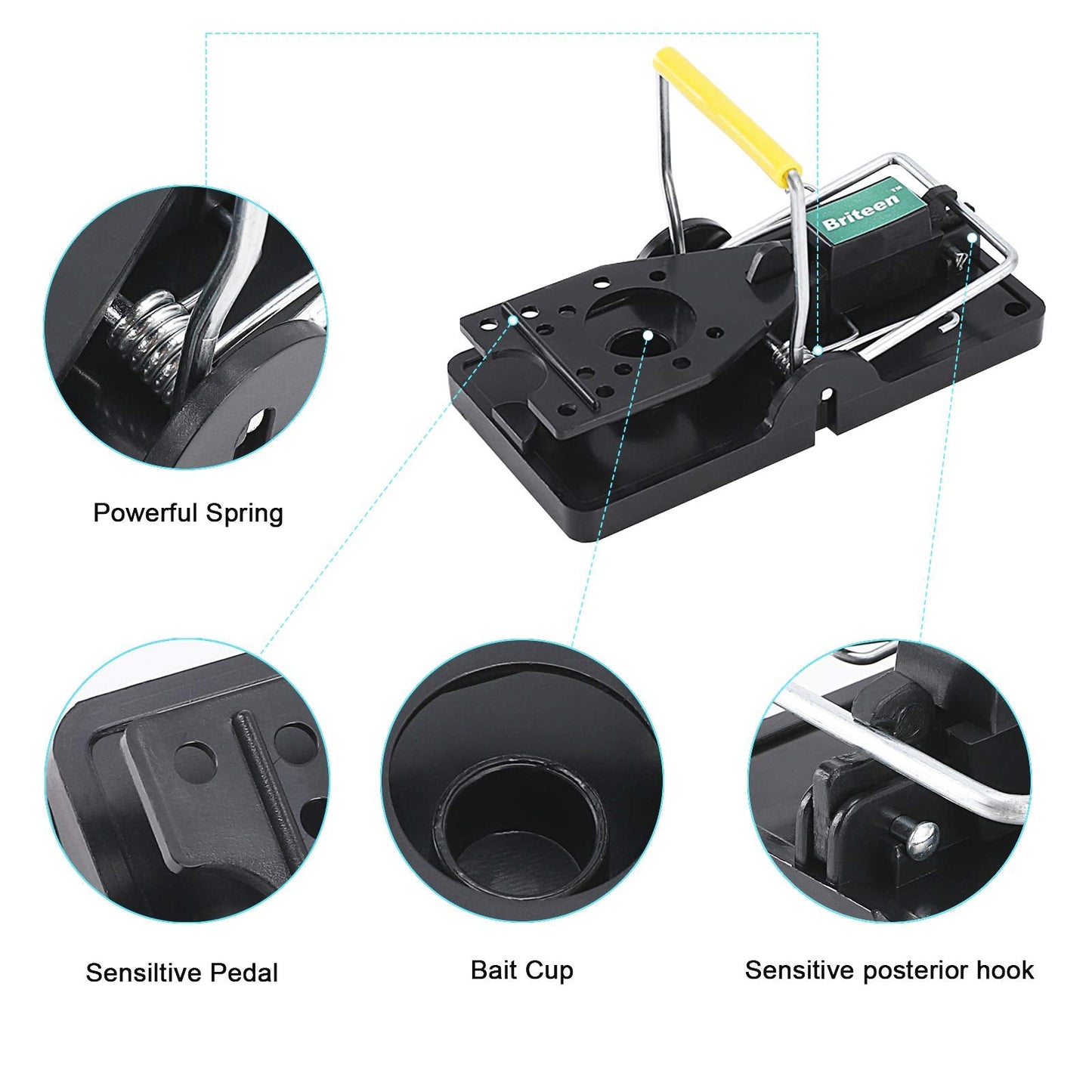 Mouse Trap Mice Trap That Work Human Power Mouse Killer Mouse Catcher Quick Effective Sanitary 6Packs