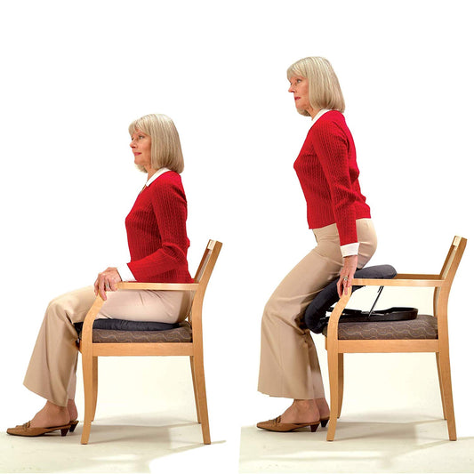 Carex Upeasy Seat Assist Plus, Chair Lift And Sofa Stand Assist, Chair Lift Devices for Seniors, Portable Lifting Seat For Persons 200 lbs to 340 Pounds, Provides 70% Assistance for Daily Living Aids
