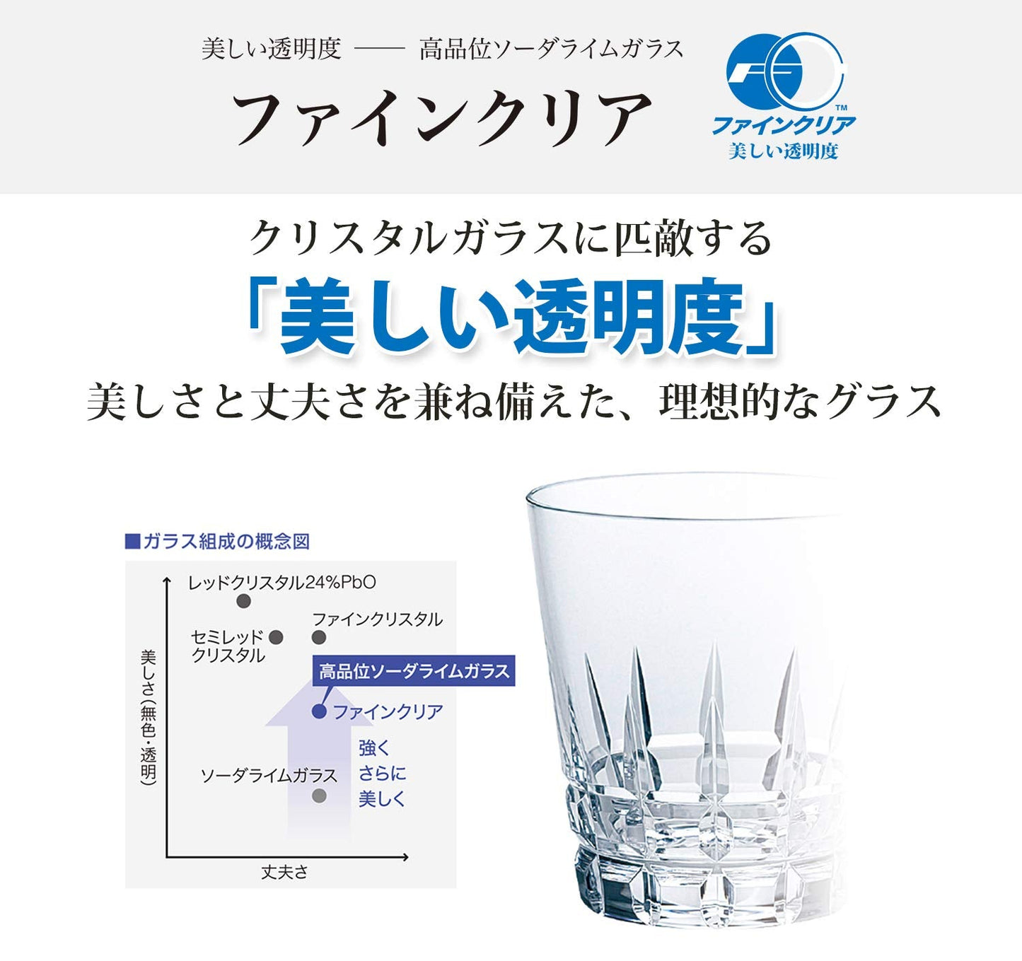 酒盃 冷酒グラス 95ml×6個セット T-16108-JAN
