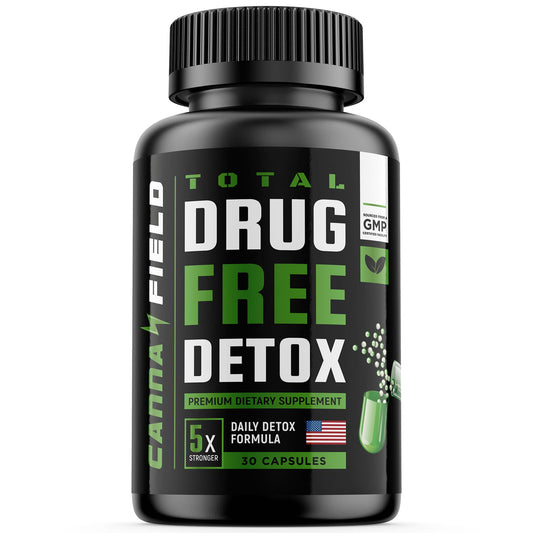 CANNA FIELD Detox and Liver Cleanse - 5-Days Detox - Premium Detoxing Supplement - USA Made - Natural Toxins Remove