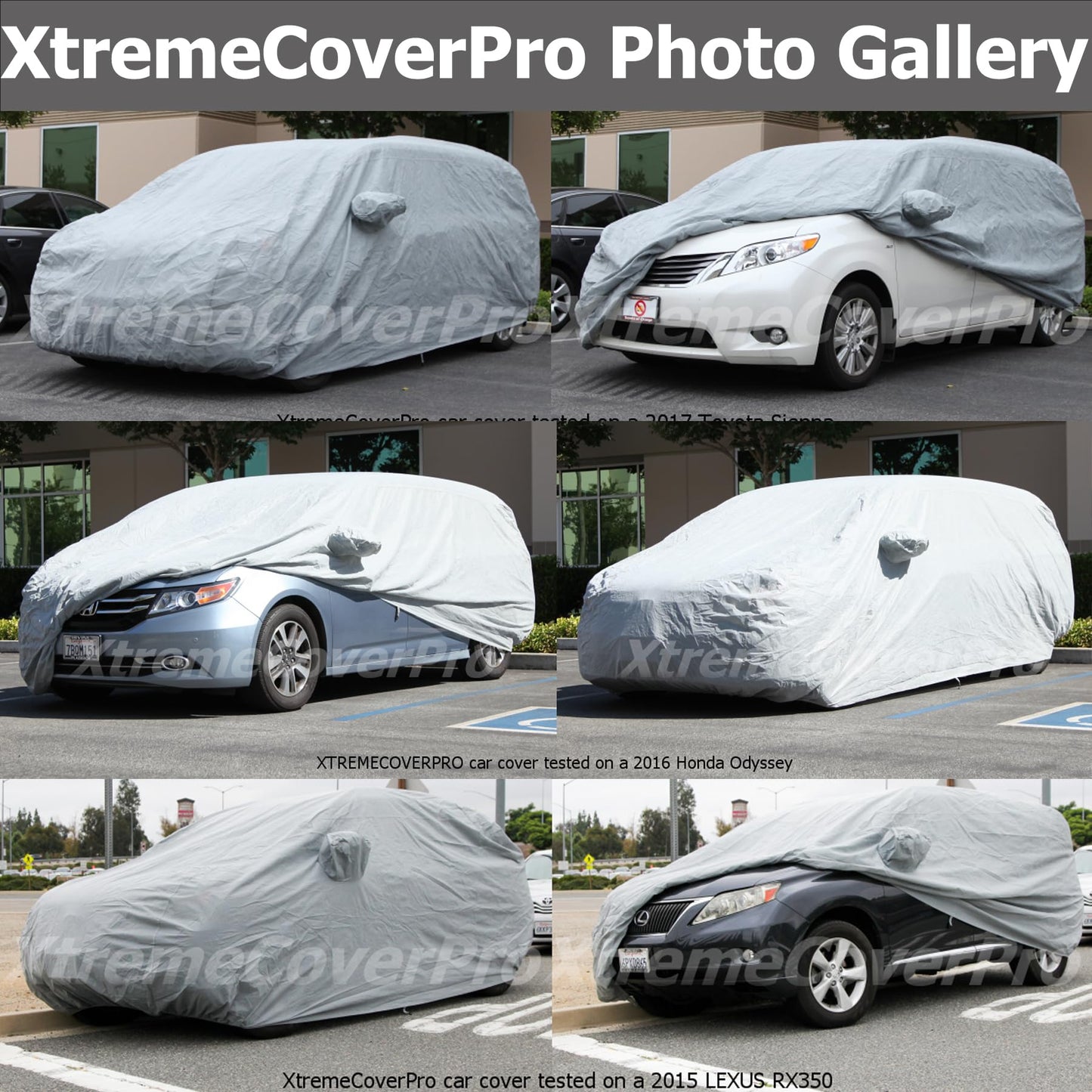 Car Cover fits 2000 2001 2002 2003 2004 2005 Ford Excursion XTREMECOVERPRO PRO Plus Series Grey
