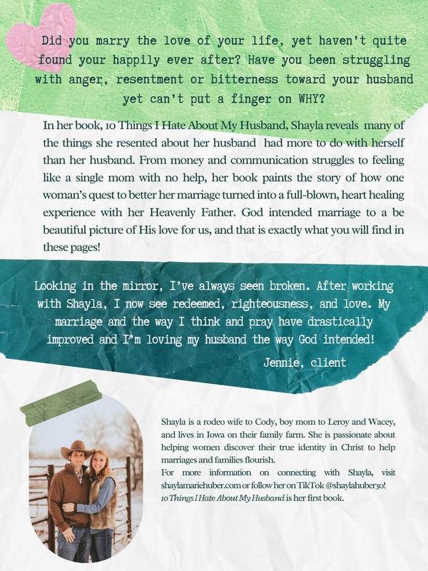10 Things I Hate About My Husband- how God healed my heart, restored my marriage &amp; set me free
